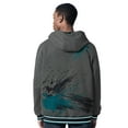 thumbnail image 4 of Men's G-III Sports by Carl Banks Midnight Green/Charcoal Philadelphia Eagles Dual Threat Reversable Full-Zip Hooded, 4 of 4