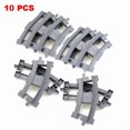 thumbnail image 1 of Rail Transport Big Size Building Blocks Creative Track Accessories Assemble Toys For Children Bricks Compatible City Train Set 10pcs Curved track, 1 of 6