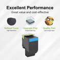 thumbnail image 3 of Cartouche de Toner Cyan Compatible Lexmark 78C10C0 par Superink, 3 of 6
