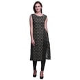 thumbnail image 1 of Bimba Kurti d'Été Sans Manches Imprimé Robe Tunique Droite pour Femmes, 1 of 6