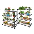 thumbnail image 2 of EAGLE PEAK 42 in W x 17 in D x 42 in H Greenhouse Shelving Staging Outdoor / Indoor Plant Shelves, 2 of 8