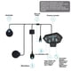 thumbnail image 4 of Autbye - Auricular Bluetooth para Motocicleta con Micr&oacute;Fono, Compatible con Intercomunicador Bluetooth 5.0 Casco Moto Se Pueden Conectar Dos Dispositivos Al Mismo Tiempo, 4 of 7