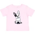 thumbnail image 3 of Inktastic B/W Frenchie (Darks) Boys or Girls Toddler T-Shirt, 3 of 5