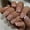 Pink, variant on Trianu 24 Pcs Press on Nails Medium Almond, Mirror Metal Stiletto Fake Acrylic Nails with Bling Design,Fall Winter Glue on Nails for Daily Party Wear, False Nails Press ons, Bronze