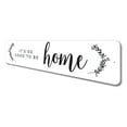 thumbnail image 4 of It's So Good To Be Home Sign, Home Decor, Family Aluminum Metal Decor Sign - 4x18 inches, 4 of 4