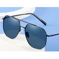 thumbnail image 2 of Polarized Men's Metal Sunglasses Vacation Beach Decorative Glasses (Color : D, Size : Medium), 2 of 4