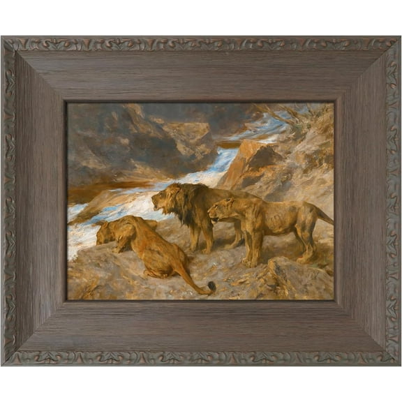 DIY Wood Frame for Canvas Paintings, 2.4 Wide Antique Ornate Canvas Frames for Oil Painting Art Prints Gold Frame for Home Living Room Wall Decor (No Backboard & Glass Cover)