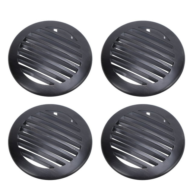 4 Pcs 3 Pouces Couverture d'Aération Marine, Grille d'Aération en Acier Inoxydable 316 pour Bateaux RV, Couverture de Grille Persistante pour Yachts, Adaptée aux Bateaux Marins, RVs