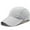 Grey, variant on Unisex Mesh Cap Breathable Work Hat Under $10 Plain Sunshade Baseball Cap with UPF 40+ Front Panel Lightweight Quick Dry Summer Cap for Mountain Climbing Outdoor Hiking Gardening