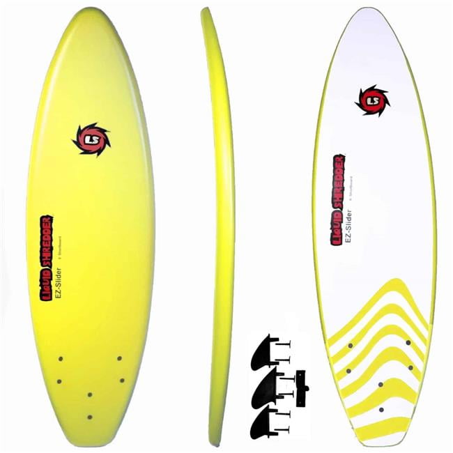 Liquid Shredder FSEZ6YW 6 ft. Ray Zor Surfboard, Yellow