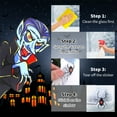 thumbnail image 2 of relayinert 2piece Spooky Wall Sticker Scary Halloween Decor How To Window Stickers BQ044+BQ047 1Set, 2 of 6