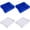 White 2PCS & Blue 2PCS, variant on 2PCS Silverware Tray Cutlery Tray, Large 5 Compartment Drawer Organizer, Keeps Forks and Spoons, Utensils Organizer for Kitchen Drawer Fork and Spoon Holder