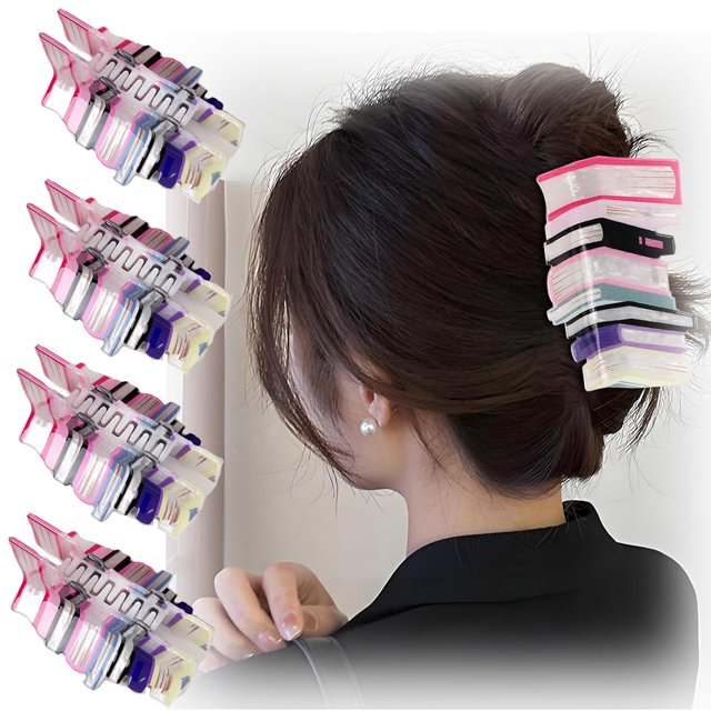 Pasadores para el pelo para mujeres, pasadores para el pelo con forma de libro, pinzas para el pelo para la vuelta al cole, pasadores divertidos para el pelo de profesora, bonitos accesorios para el p