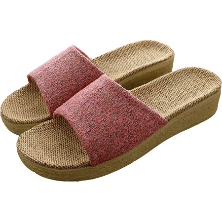 

CoCopeanut Women s Sandals Summer Sandals Speckled Wedge Sandals Open Toe Home Sandals Bathroom Sandals Beach Slippers