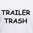 thumbnail image 3 of CafePress - TRAILER TRASH Women's V Neck T Shirt - Womens Cotton V-Neck T-shirt, 3 of 4