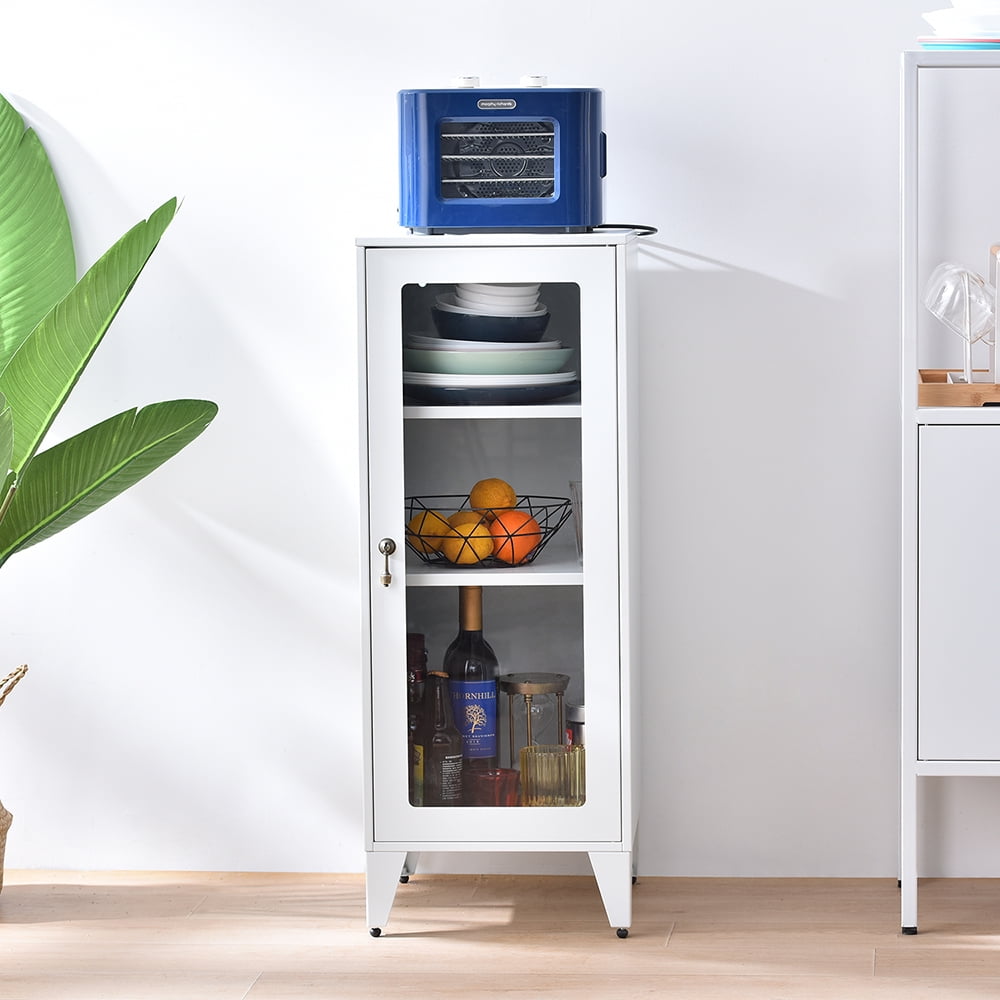 Private Jungle Freestanding Metal Storage Cabinet w/2 Adjustable Shelves and Locking Doors Private Jungle Freestanding Metal Storage Cabinet w/2 Adjustable Shelves and Locking Doors