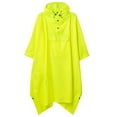thumbnail image 4 of Mac in a Sac - Poncho - Packable Waterproof Cape for Men & Women - Lightweight and Breathable Rain Jacket with Hood that Packs into its own Bag - Neon Yellow - One-Size, 4 of 7