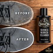 Suede & Nubuck Cleaner Kit, Hog Hair Brush-Activated Cleaning & Nap Care