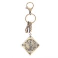 thumbnail image 1 of Bronze Animals Eight Diagrams Pendant keychain split metal keyholder Keychain Metal Keyring Car Key Holder Decor Accessories, 1 of 6