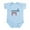 Sky Blue, variant on CafePress - Vintage Democrat Donkey Infant Bodysuit - Baby Light Bodysuit, Size Newborn - 24 Months