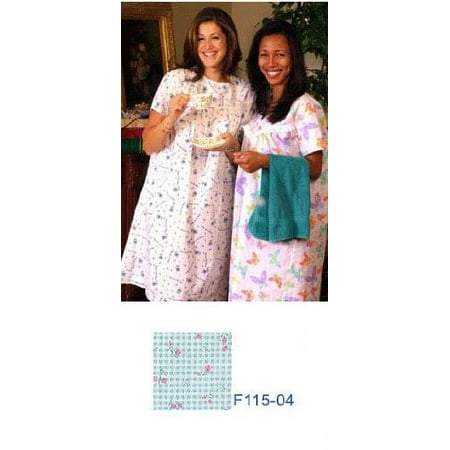 Adaptive Poly Cotton Backwrap Gown (2XL, 04)