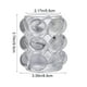 thumbnail image 3 of Porta brochas de maquillaje de vidrio | Organizador de taza de lápiz de vidrio decorativo - Celosía transparente, café/gris/transparente, 9.5x5.5cm, lindo frasco de almacenamiento de escritorio,, 3 of 6