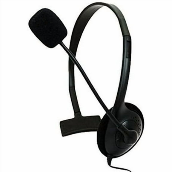 KMD Live Chat Headset with Mic: Black for Xbox 360