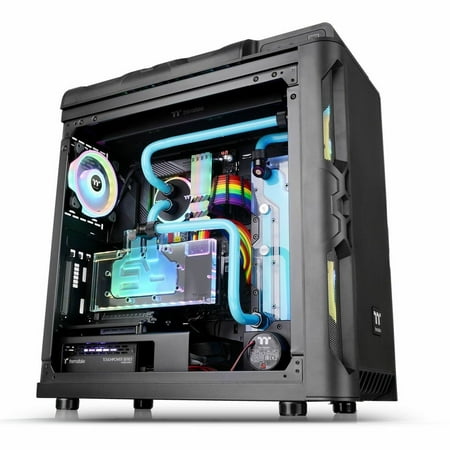 Thermaltake - Level 20 RS ARGB Mid Tower Case - Black