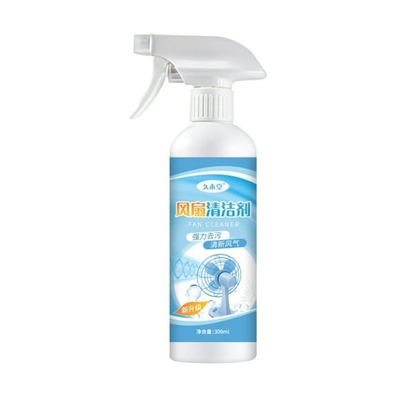 Fan Cleaner Spray 300ml – No-Disassembly Ceiling Fan Cleaner & Dust Remover, Multi-Purpose Foam Degreaser for Exhaust, Table & Floor Fans, No-Rinse Screen Cleaning Agent, 1 Pc