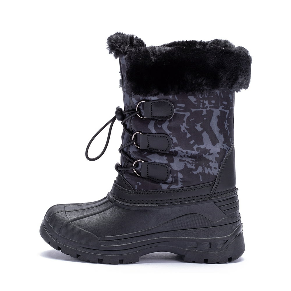 Tanleewa Kids Girls Boys Snow Boots Warm Winter Boots Comfort Water