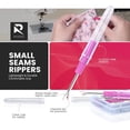 thumbnail image 6 of Plastic Seam Ripper Fabric Ripper Kit 7 Pcs - 1 Large, 1 Ergonomic, 2 Small Seam Rippers, Thread Cutter, Scissor, Measuring Tape - Sewing Accessories for Notions Quilting Crafts, 6 of 6