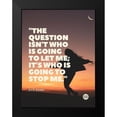 thumbnail image 2 of ArtsyQuotes 19x24 Black Modern Framed Museum Art Print Titled - Ayn Rand Quote: Stop me, 2 of 5