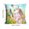 thumbnail image 3 of Dsscvnef Linen Hug Pillowcar Box Santa Pillow Sleeve Sofa Cushion Cushion Sofa Sofa 18x18 Inch, 3 of 7