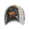 thumbnail image 2 of Disketp Dachshund Sitting In Bathtub Print Baseball Caps For Outdoor Sports Fashion Casual Outdoor Caps Men Women, 2 of 8
