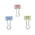 thumbnail image 5 of Clips Smiley de 19 Mm, Couleurs Assorties, Pack de 80, 5 of 5