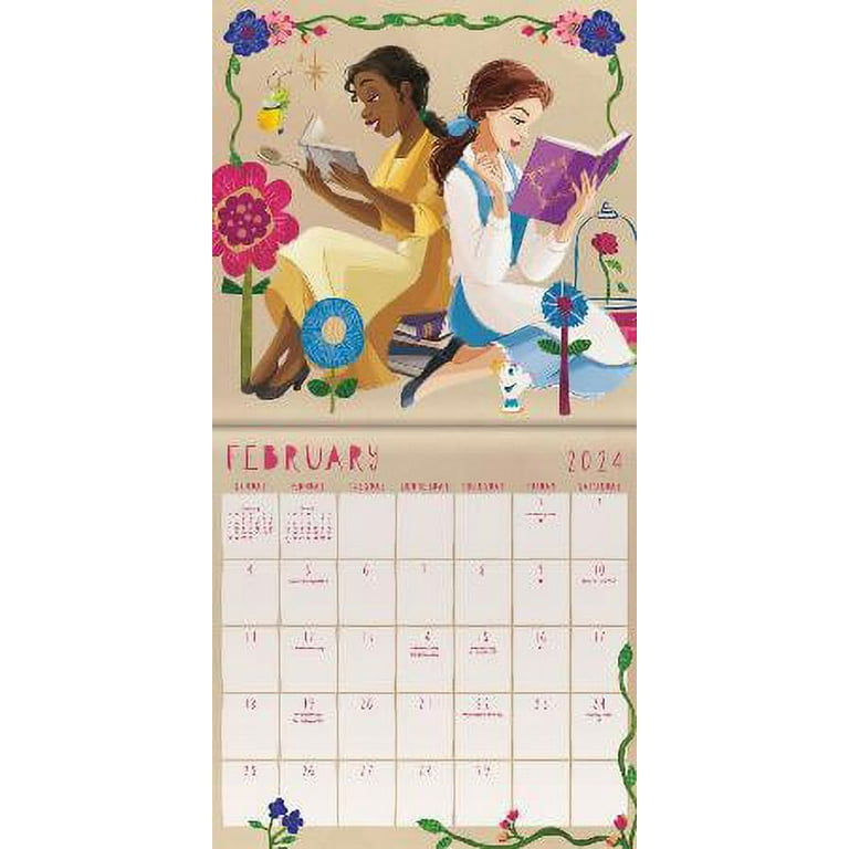 Trends International 2024 Disney Princess Mini Wall Calendar - Walmart.com