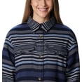 thumbnail image 4 of Columbia Women's Calico Basin Shirt Jacket, Dark Nocturnal Stripe, X-Large, 4 of 8