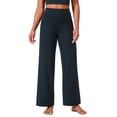 thumbnail image 1 of Pantalones de yoga CRZ YOGA Butterlift, cintura alta, pierna ancha, azul marino, talla M, 1 of 4