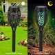 thumbnail image 5 of Lámpara de paisaje de jardín impermeable con luz de llama solar de 12 LED (2 piezas) Likrtyny Para estrenar, 5 of 6