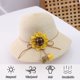 thumbnail image 4 of Conjunto de sombrero y bolso de paja para niñas Sombreros para fiestas de té para niñas Monederos Gorras de vestir Bolsos Regalo para cumpleaños Verano Playa Viajes, 4 of 5