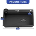 thumbnail image 5 of ModFusion 30" Drop-In Soundproof Kitchen Sink Workstation with Glass Rinser, Cutting Board, Accessory Set, Single Bowl, Top-Mount Stainless Steel, Nano Black, 5 of 10