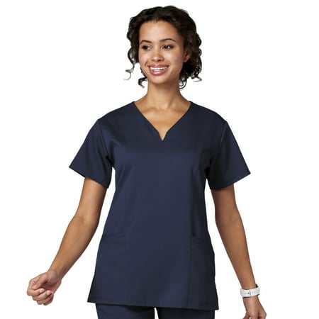 

Meta Scrubs Ladies Top Stretch V-Neck Medical Apparel
