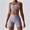 Light Purple, variant on Workout Sets for Women 2 Piece Twist Front Halter Sports Bras High Waist Biker Shorts Exercise Gym Yoga Outfit Black