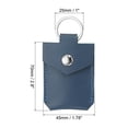 thumbnail image 2 of Uxcell Leather Key Fob, Genuine Leather Keys Cover Portable Key Rings Air Tag Holder for Keys ID, Dark Blue 4 Pack, 2 of 6