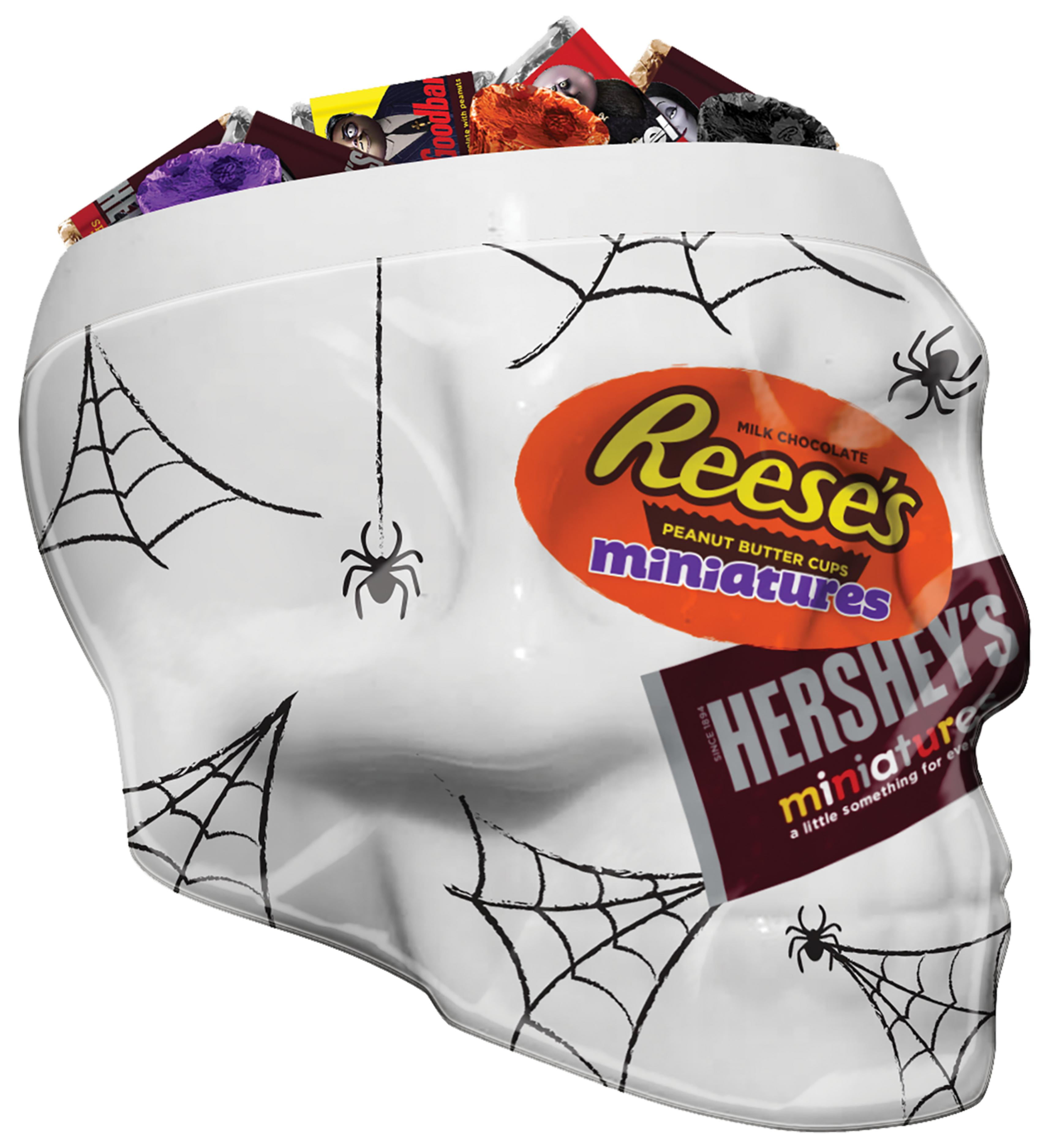 Hershey's & Reese's Halloween Skull Candy Bowl - 37oz / 160ct