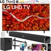 LG 43UP8000PUA 43 Inch 4K UHD Smart webOS TV (2021 Model) + Deco Soundbar Bundle