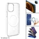 thumbnail image 5 of Caja del telefono Sunnimix Clear anti-caída a prueba de golpes delgado imán, 5 of 8