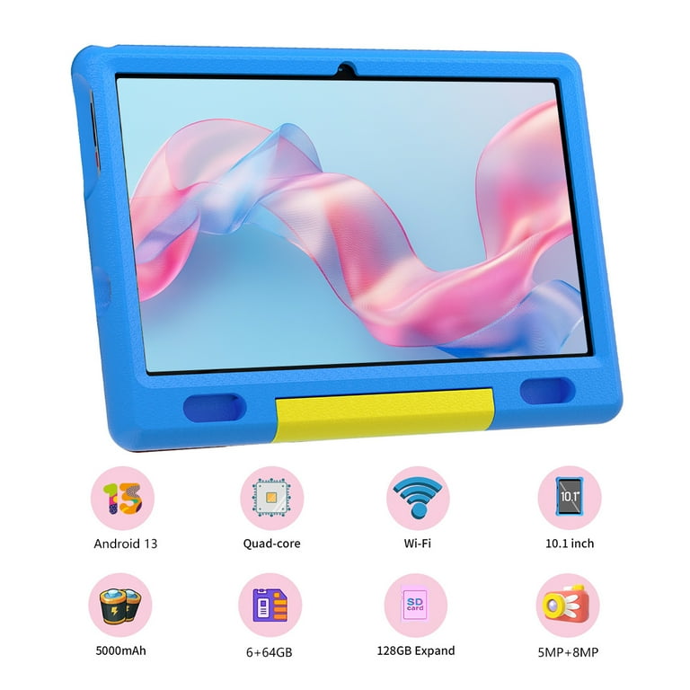AEEZO 10-inch Kids Tablet with Android 13, HD IPS Display Tablet