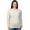 Natural, variant on SAOL 100% Merino Wool Women's Aran Irish Cable Knit Sweater Traditional Fisherman Crew Funnel Neck Pullover Made in Ireland