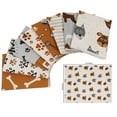 thumbnail image 3 of Soimoi 8 Pc Fat Quarter Bundle-DogPrint 18"x 22"DIY Patchwork-100% CottonPre-Cut Quilting Fabric Gray-White- Brown, 3 of 7